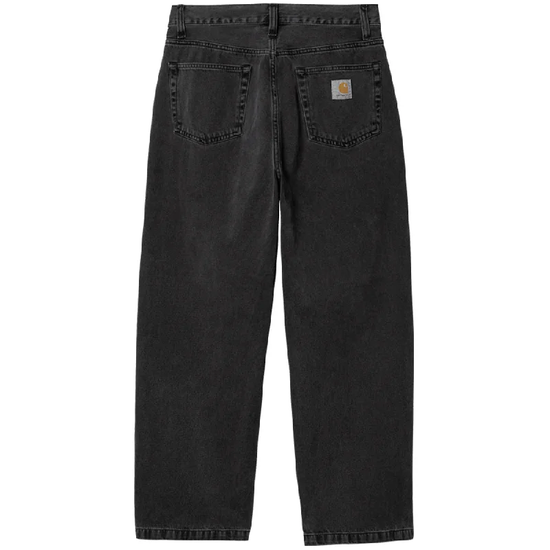 Athleisure Wear CARHARTT WIP LANDON PANT // BLACK (HEAVY STONE WASH)