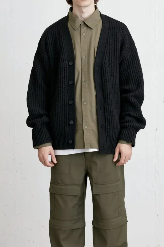 Polo Shirts RIB-KNIT CARDIGAN