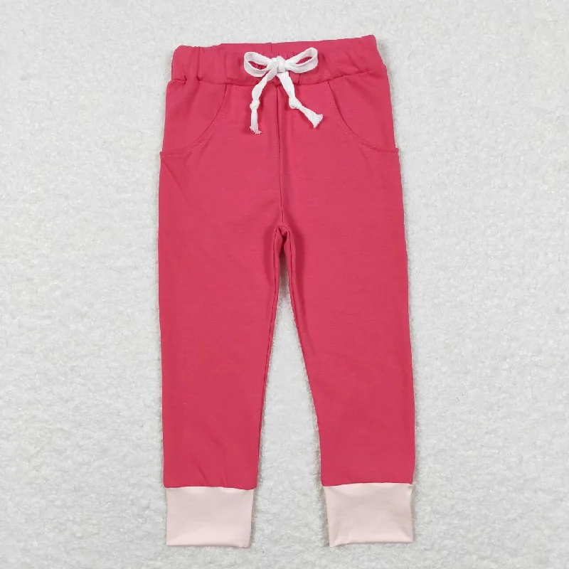 Denim Jackets P0352 pocket pink trousers