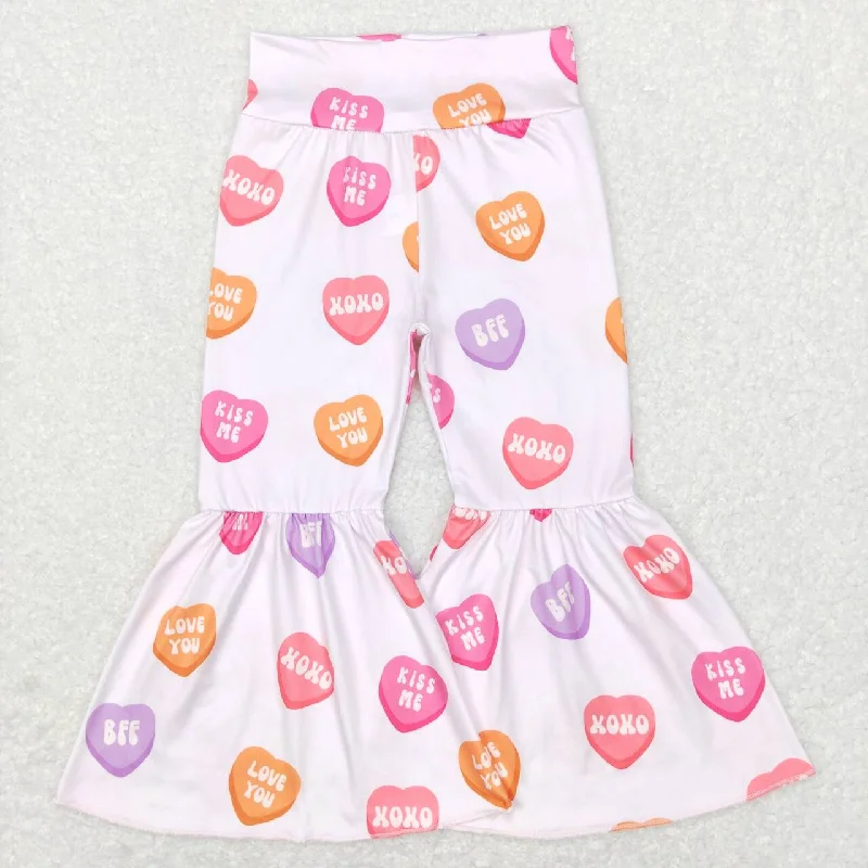 Stylish Scarves P0367 kiss me letter love pink trousers