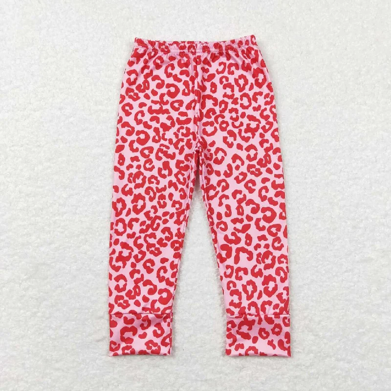 Urban Sneakers P0386 Leopard print pink trousers