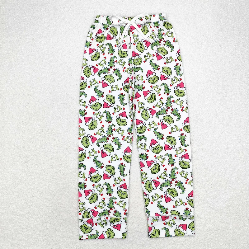 Street Graphic Tees rts no moq P0542 Adult female grinch Christmas tree rose red white trousers