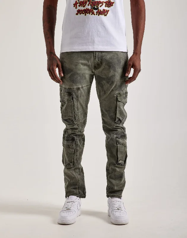 Relaxed Shirts Smoke Rise Cargo Pants