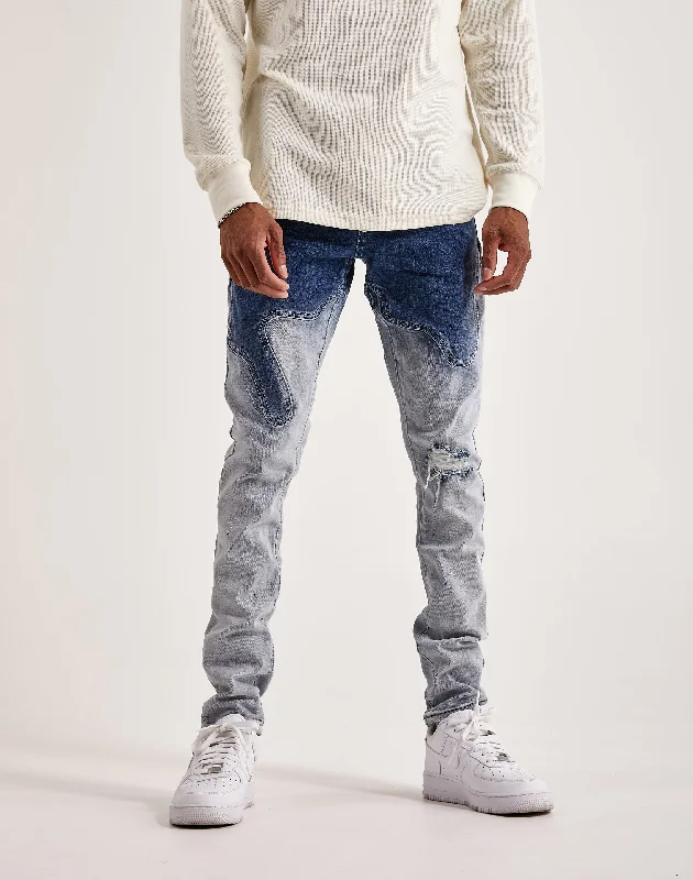 Winter Coats THRT Drip Wash Denim Jeans