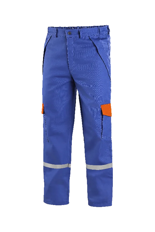 Leather Gloves Pants CXS ENERGETIK MULTI 9043 II, men's, blue-orange