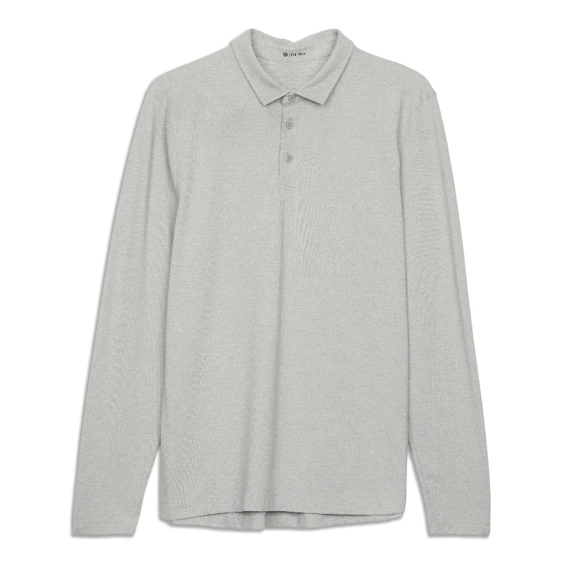 Wool Suits Evolution Long-Sleeve Polo Shirt - Resale