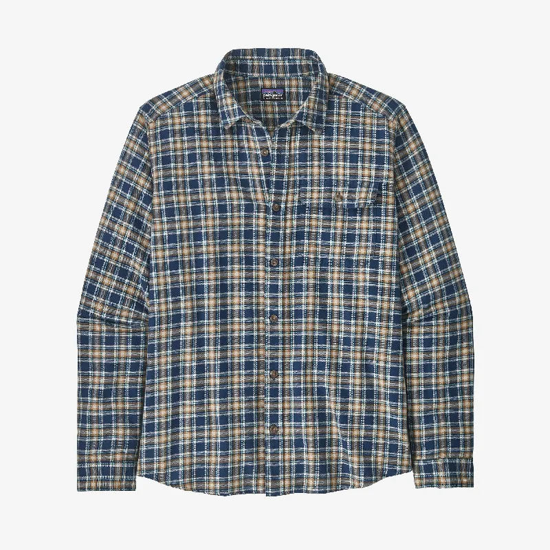 Work Boots Men's Long-Sleeved Cotton in Conversion Lightweight Fjord Flannel Shirt