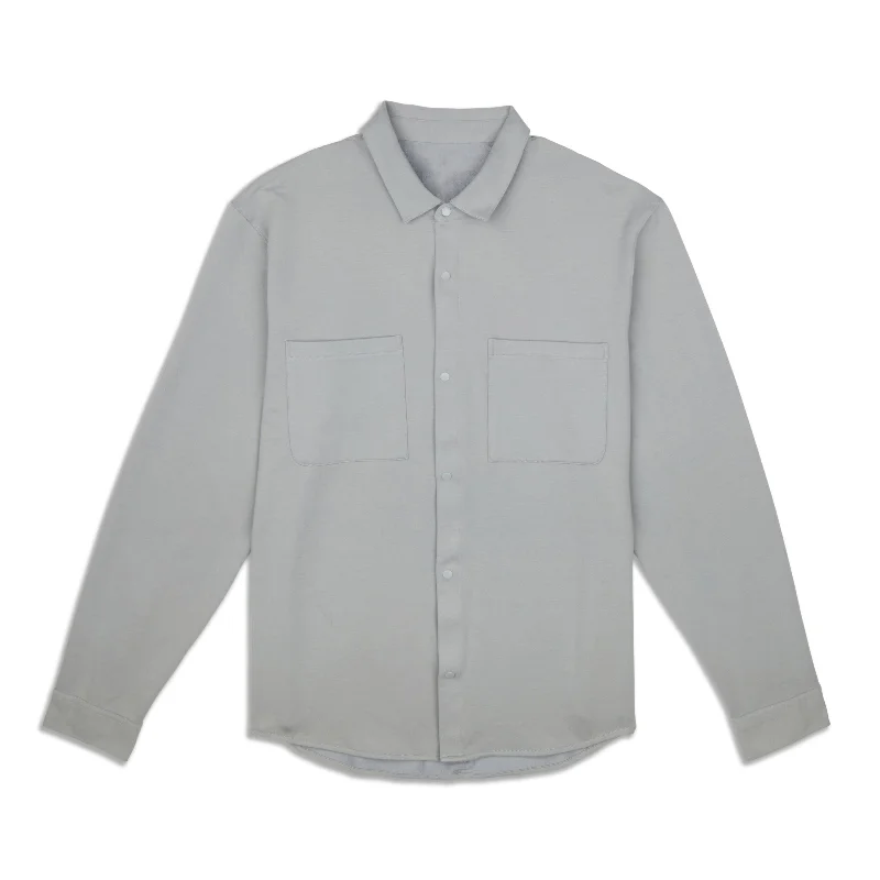 Slim-fit Jeans Soft Knit Overshirt - Resale