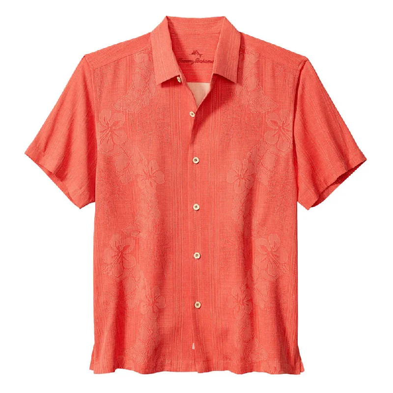 Casual Blazers Tommy Bahama Bali Border Camp Shirt - Dubarry Coral