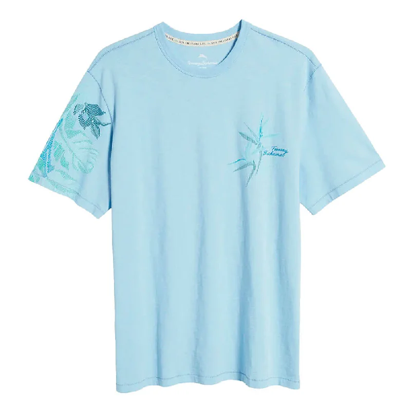 Funky T-shirts Tommy Bahama Blurred Vines Lux T-Shirt - Chambray Blue