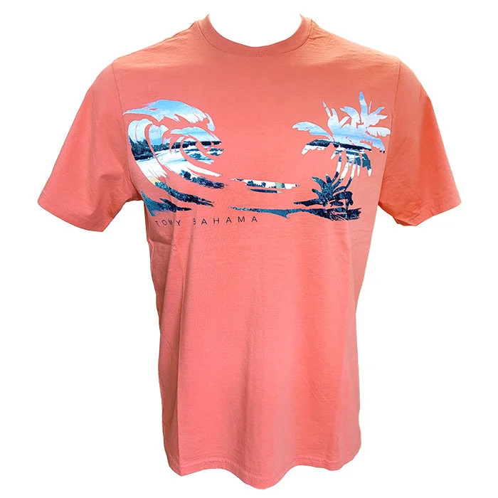 Classic Coats Tommy Bahama Surfside Waves T-Shirt - Light Havana